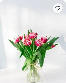 Микс «Pink Sunset» — пионы, эустомы